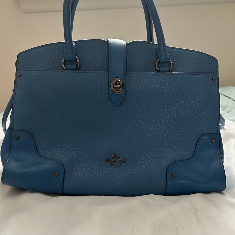Coach Blue Leather Women's Bag